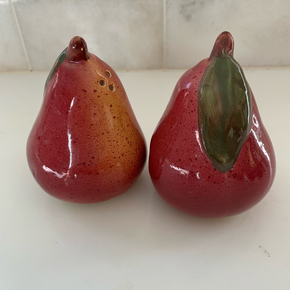 Bois D'Arc Tutti Fruitti Salt & Pepper Shakers by ESSEX COLLECTION Portugal New